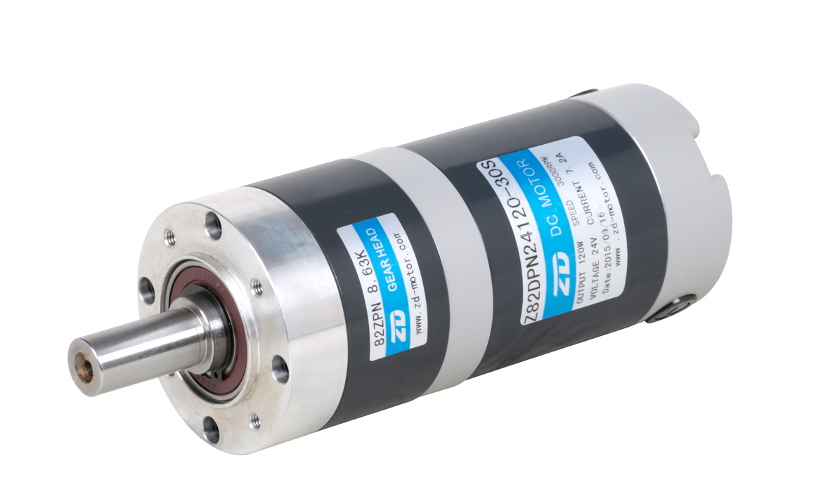 DC brush planetary gearmotor 120W, DC motor with planetary gearbox