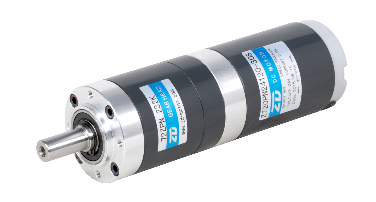 DC Planetengetriebemotor 90W, DC Bürster Motor mit Planetengetriebe i= 8,63