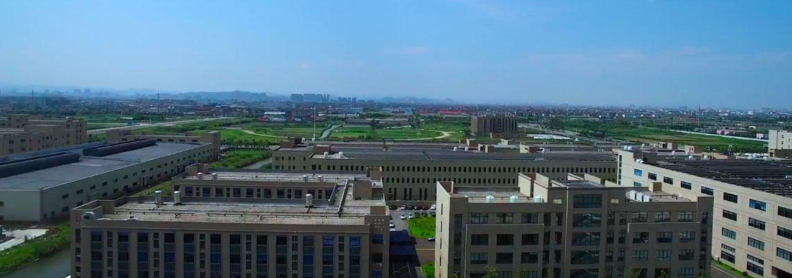 Aerial view of company site