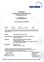 TÜV Nord LVD Certificate
